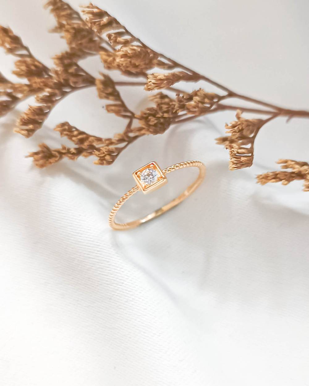 CINCIN DEWASA MODEL RING SQUARE MATA PUTIH