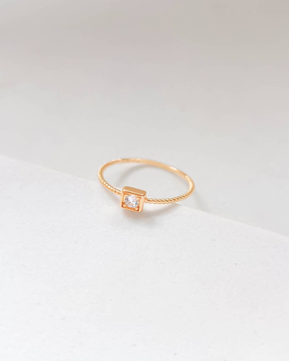 CINCIN DEWASA MODEL RING SQUARE MATA PUTIH