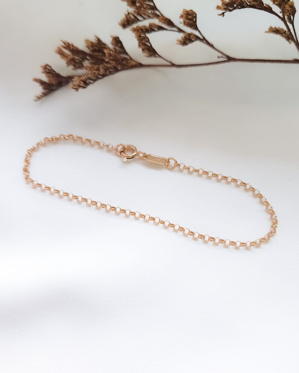 GELANG TANGAN DEWASA MODEL RANTAI BULAT POLOS