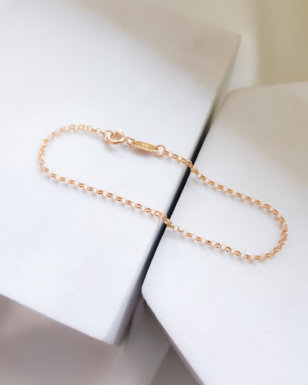 GELANG TANGAN DEWASA MODEL RANTAI BULAT POLOS