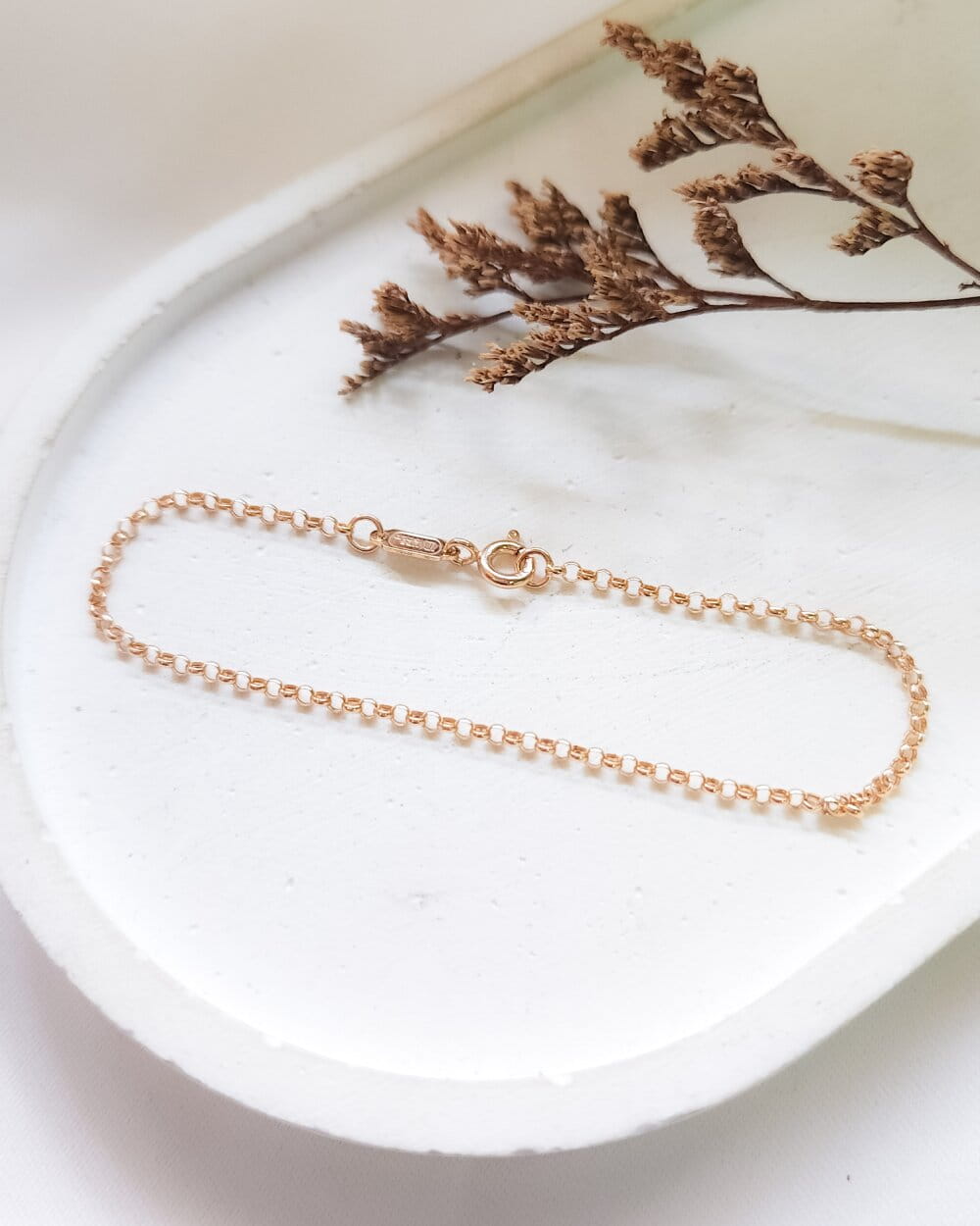 GELANG TANGAN DEWASA MODEL RANTAI BULAT POLOS