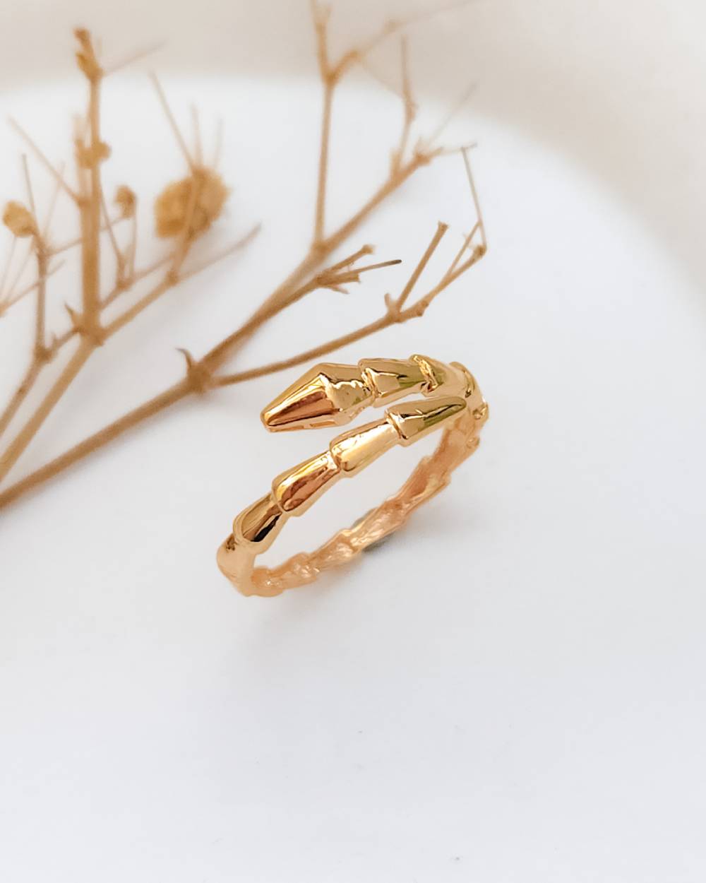 CINCIN DEWASA MODEL ULAR POLOS TANPA MATA