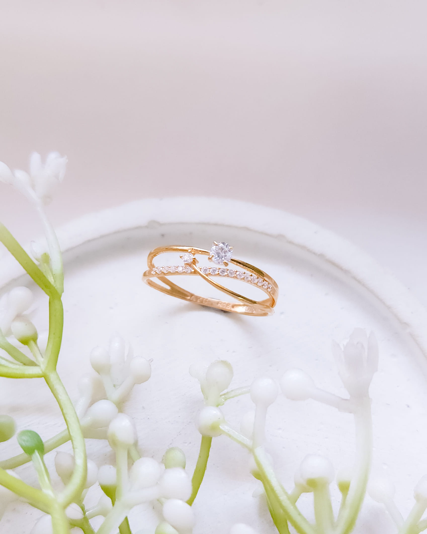 CINCIN DEWASA MODEL WAVE LAYER MATA PUTIH