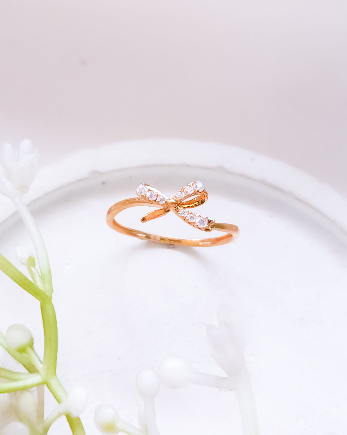 CINCIN DEWASA MODEL BOW RIBBON ELEGANT